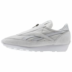 Reebok Aztec Zip Turnschuhe Damen - Grau/Silber Metal/Weiß - DE 514-CTS